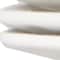 Homeroots White Six Piece Rectangle Pebbled Porcelain Service For Six Dinner Plate Set 483520 - alternate 2