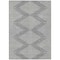 Homeroots 10' X 14' Gray And Ivory Geometric Washable Indoor Outdoor Area Rug 598579 - alternate 2