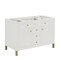 James Martin Vanities Chicago 48in Single Vanity, Glossy White, w/ 3 CM Parisien Bleu Silestone Top 503-V48-GW-FPBL - alternate 3