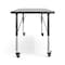Flash Furniture Commercial Adjustable Height Rectangular Activity Table - Locking Casters-Gray XU-A2460-REC-GY-T-P-CAS-GG - alternate 2