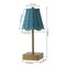 Jonathan Y Willow 11 in. Coastal Bohemian Metal and Rattan Tapered Cordless Rechargeable Integrated Dimmab, 2PK JYL5514B-SET2 - alternate 3