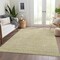 Homeroots 5' X 8' Beige Tan And Ivory Floral Washable Indoor Outdoor Area Rug 582327 - alternate 3