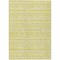 Homeroots 9' X 12' Yellow And Ivory Geometric Washable Indoor Outdoor Area Rug 613817 - alternate 5