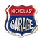 Signmission Nicholas's Garage, 4 inch X 4 inch, Vinyl Decal, 2PK SHI-D-2PACK-4-383-NICHOLAS - alternate 1
