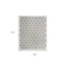 Homeroots 8' X 10' Ivory And Black Geometric Indoor Outdoor Area Rug 573069 - alternate 2