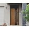 Vdomdoors Steel Door Deux 6678 Natural Oak Transom Window Sidelite Entry Door Painted W36xH80+16 Left hand In DEUX6678EXD-OAK-W36 x H80+16-LH-I - alternate 2