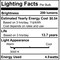 Bulbrite LED Filament, 4.5 Watt Dimmable G40 Light Bulb, Clear/Blue Finish, E26 Base, 3000K, 200 Lumens, 2PK 862111 - alternate 3