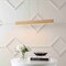 Jonathan Y Draper 32" Adjustable Integrated LED Metal Linear Pendant, Light Brown Wood Finish JYL7018C - alternate 3