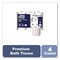 Tork Tork Premium Poly-Pack Bath Tissue, Septic Safe, 2-Ply, White, 4.1-Inch X 4-Inch, 400 Sheets 2465412 - alternate 2