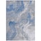 Homeroots 8' X 10' Blue And Ivory Abstract Washable Indoor Outdoor Area Rug 617623 - alternate 2
