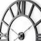 Homeroots 30" Black Iron Analog Round Wall Clock 609406 - alternate 3