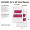 Signmission Military Financing, Vinyl Decals Only 24 Inch x 36 Inch, Vinyl Decal, 2PK DSB-2436-2PACK-Military Financing - alternate 2