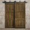 Sartodoors Sliding Closet Barn Bypass Doors 48 x 96 inches, Ego 5010 Marble Oak, Modern 6.6ft Rails Hardware EGO5010BBB-DMR-4896 - alternate 3