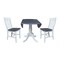 Whitewood Industries Extension Dining Tables, 45 in L, 38 in H, Parawood, 3 Piece Set K05-42DPT-C61-2 - alternate 2