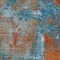 Homeroots 10' X 14' Navy Blue Orange And Ivory Abstract Washable Indoor Outdoor Area Rug 596883 - alternate 2