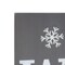 Homeroots 72in Gray And White Solid Wood Welcome Christmas Snowman Porch Sign 634292 - alternate 2