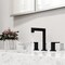 Vigo Sterling Two Handle Three-Hole Widespread Bathroom Faucet in Matte Black VG01304MB - alternate 4