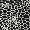 Homeroots 8' Black And Ivory Round Geometric Washable Indoor Outdoor Area Rug 595057 - alternate 2