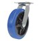 Vestil Elastic Rubber Swivel Caster 8 In. Diameter x 2 In. Width 770 Lb. Capacity Blue/Black CST-BB-8X2ER-S - alternate 1