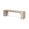 Homeroots 64in Brown Solid Wood Bench 732383 - alternate 4