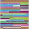 Homeroots 3' X 5' Lavender Orange And Lime Green Striped Washable Indoor Outdoor Area Rug 613290 - alternate 5