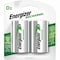 Energizer Recharge Universal Rechargeable D Batteries, For Multipurpose, Battery Rechargeable, D, 2500, 2PK NH50BP2 - alternate 1