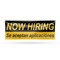 Signmission Now Hiring se Acepan Aplicaciones, 18 Inch x 48 Inch, Vinyl Banner B-30761 - alternate 1
