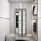 Sartodoors Sliding Closet Bi-fold Doors Solid Core Modern Interior QUADRO4002BF-SSS-36 x 84 (2* 18x84) - alternate 2