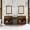 James Martin Vanities Bellshire 96" Dual Vanity Set with 24" Make-Up Counter, Honey Oak w/3 cm Parisien Bleu Silestone Top 660-VMC96-HNO-3PBL - alternate 2