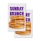 Signmission Sunday Brunch, Vinyl Decals Only 24 Inch x 36 Inch, Vinyl Decal, 2PK DSB-2436-2PACK-Sunday Brunch - alternate 1