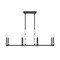 Z-Lite Kaden 8-Light Linear Chandelier, 12 in W, Matte Black 3045-8L-MB - alternate 2