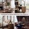 Lavish Home Floor Lamp Full Spectrum Natural Sunlight Lamp with Bendable Neck, Brown Woodgrain 72-1438 - alternate 4