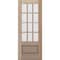 Doornmore G7512, 33.75" x 82" ( 32" Door) Left Hand, Mahogany SDL 12 Lite 3/4 Lite Exterior Door G7512-SW-3280_1_LI - alternate 2