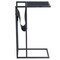 Homeroots 26" Black Wood and Iron C Table End Table With Magazine Holder And USB Port 544068 - alternate 6