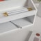 Martha Stewart Weston Wooden Desktop Organizer Caddy W/ Open Lower Storage Compartment, Engineered Wood, White LY-E20615-WH-MS - alternate 2