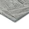 Homeroots 8' X 10' Gray And Ivory Geometric Washable Indoor Outdoor Area Rug 594794 - alternate 3