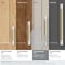 Amerock Esquire 6-5/16 in 160 mm Center-to-Center Polished Nickel/Golden Champagne Cabinet Pull BP36559PNBBZ - alternate 2
