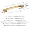 Amerock Incisive 6-5/16 inch (160mm) Center-to-Center Champagne Bronze Cabinet Pull, 25PK 25VMP37123CZ - alternate 2