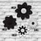 Teacher Created Resources Black and White Paper Flowers, 4-Piece Set 8351 - alternate 2