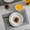 Dinewares Perlaceo Luxurious Collection of 12-Piece White with Gold Rim Bone China Dinnerware Set - QI004761.12 - alternate 2