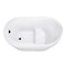 Kingston Brass 52-Inch Acrylic Oval Single Slipper Freestanding Tub with Overflow/Drain Assembly and Integral Seat VTRS523030M5 - alternate 3