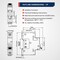 Automation Systems Interconnect 63 Amp, 1 Pole, 240Vac, 60Vdc, Trip Curve: D, DIN Rail Mount-Miniature Circuit Breaker, UL1077 NDB2-63D63-1 - alternate 3