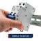 Automation Systems Interconnect 20 Amp, 2 Pole, 480Vac, 125 Vdc, Trip Curve: D, DIN Rail Mount-Miniature Circuit Breaker, UL1077 NDB2-63D20-2 - alternate 4