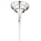 Vaxcel Huntley 1 Light Satin Nickel Farmhouse Schoolhouse Pendant White Glass P0244 - alternate 2