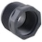 Genova LASCO 839131BC Reducing Bushing, 1 x 34 in, MIP x Female, PVC, SCH 80 Schedule 839131-BC - alternate 2