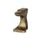 Homeroots Set of Two 6" Gold Metal Decorative Bookends, 2PK 392134 - alternate 3