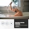 Supply Giant Shower Head, High Pressure Single Function Round Rainfall Showerhead, 2.5 GPM, 2in Face 74-922I-NC - alternate 3