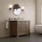 James Martin Vanities Brookfield 48" Single Vanity, Pecan, w/ 3 CM Siberian Silestone Top 547-V48-PCN-3SFR - alternate 3