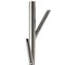 Homeroots 67in Brushed Steel Coat Tree Rack 372943 - alternate 2