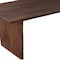 Homeroots 108" Brown Solid Wood Double Pedestal Base Dining Table 635863 - alternate 5